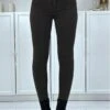 Jean Slim Marron Foncé Extensible Avec Poches Et Fermeture Zip