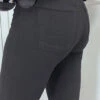 Jean Slim Noir Taille Haute Avec Poches Arrières